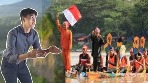 Wakil Presiden RI Gibran Rakabuming Raka turut ambil bagian dalam tren budaya tersebut.