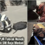 Diduga Ugal-ugalan, Polisi PJR Polda Sumut Tabrak Nenek-nenek hingga Terkapar di Medan