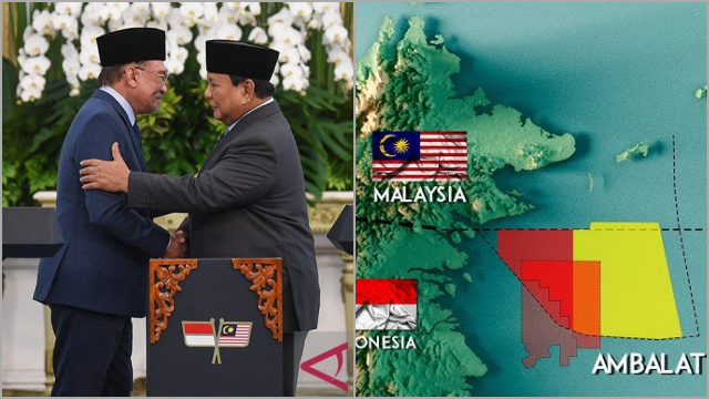 Malaysia Panas Gegara Kesepakatan Anwar Ibrahim dan Prabowo Kelola Bersama Blok Ambalat