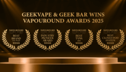 Geekvape dan Geek Bar Raih Empat Penghargaan Bergengsi di Vapouround Awards 2025